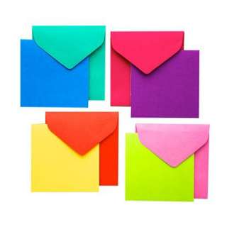 Hot Hues Blank Mini Note Cards with Envelopes 16 ct. product details 