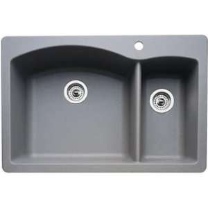 Blanco Kitchen Sinks 440198 / 511 643 Blanco 1 and 1/2 Bowl Metallic 
