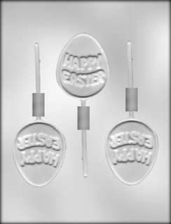   with Happy Easter Sucker Chocolate Candy Mold   90 2246 CK PRODUCTS