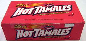 Hot Tamales Cinnamon Candy Packages Chewy 24 count  