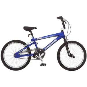  Mongoose Strike Boys BMX Bike (20 Inch Wheels, Blue 