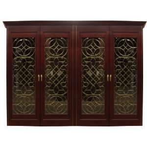   Cherry Reserve Reserve Macau 960 Bottle Wine Cabinet with 4 Beveled G