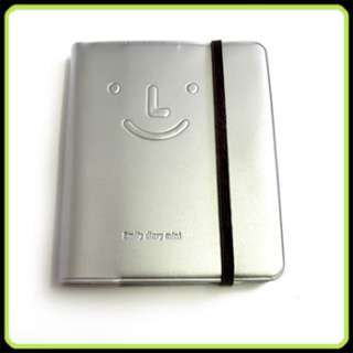 Smily Mini Diary/Schedule/Journal+Deco Sticker (Silver)  