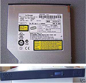 CD RW DVD Drive Hitachi GCC 4080N W/ Faceplate  