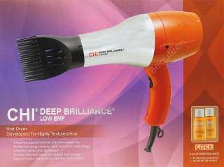 CHI Deep Brilliance Orange Flat Iron & Hair Dryer SET  