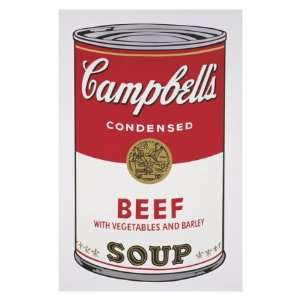  Campbells Soup I Beef, c.1968 Giclee Poster Print by 