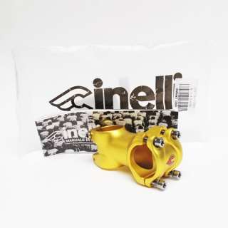 NEW Cinelli Ant 6061 T6 stem (31.8) 84d 60mm Gold Fixie Road Bike MASH 