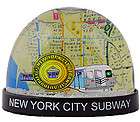 New York City MTA Subway Map Clear Vinyl Shower Curtain  