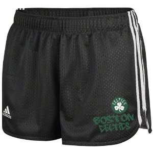  Boston Celtics Womens Black adidas Urban Spray Mesh Shorts 