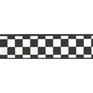   & White Check Checkered NASCAR Cars Wallpaper Border: Home & Kitchen