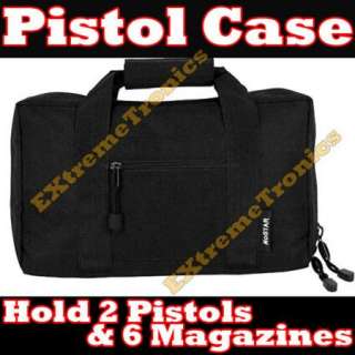 NEW NcSTAR Black Discreet Padded Pistol Gun Carrying Bag Storage Case 