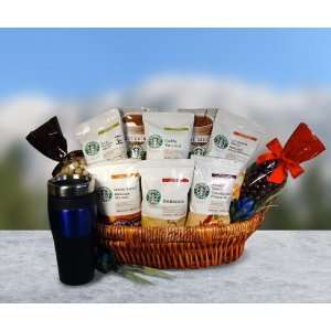 Gourmet Starbucks Coffee Lover Gift Basket  Grocery 