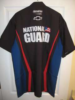   Race Used Pit Crew Shirt Dale Earnhardt JR National Guard Hendrick NIP