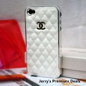   White Color Leather Case for AT&T Iphone 4G Cell Phones & Accessories