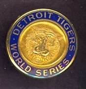 1968 Detroit Tigers World Series Press Pin  