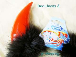 Devil horns hair Costume Headband for Party halloween  