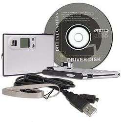Slim 640x480 Digital Camera w/USB Rechargeable Battery  