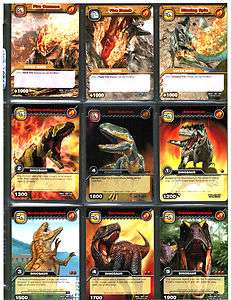 DINOSAUR KING UD TCG Card DKCG Page of 9 [FIRE][Abelisaurus] 1 Foil +8 