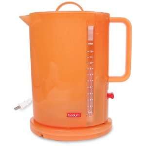    586USA Ibis Cordless Electric Water Kettle, Orange