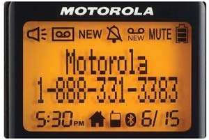  Motorola DECT 6.0 Cordless Phone with 2 Handsets, Digital 