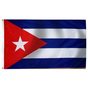  Cuba Flag 3X5 Foot E Poly Patio, Lawn & Garden