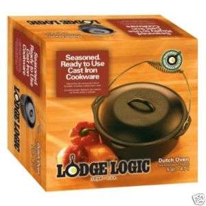 NEW Lodge Logic Pre Seasoned 5 Qt Dutch Oven Cast Iron  