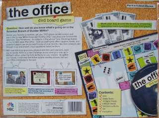 The Office DVD Trivia Board Game Box Dice Dunder Mifflin Party NBC TV 