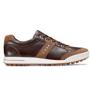MENS ECCO STREET PREMIERE SNEAKER STYLE SPIKELESS GOLF SHOES BISON 44 