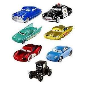  Disney Cars Die cast Set   Meet At Flos   7 Pcs Toys 