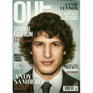 Out Magazine March 2009 Spring Fashion;Andy Samberg;Annie Lennox by 