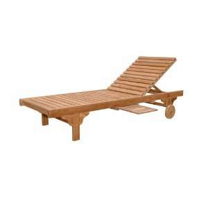  Capri Sun Lounger Adjusted Back & Side Tray By Anderson 