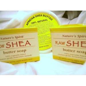   Spirit Raw Shea Butter Soap & 100% Shea Butter Cream 
