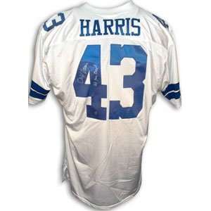  Cliff Harris Signed Dallas Cowboys Throwback White Jersey 