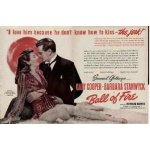  FIRE, starring Gary Cooper and Barbara Stanwyck. Directed by Howard 