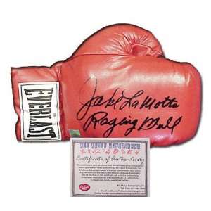 Jake LaMotta Autographed Everlast Boxing Glove   Raging Bull
