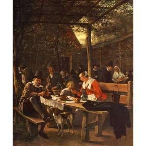   canvas   Jan Steen   24 x 30 inches   The Picnic