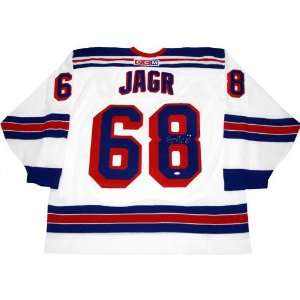 Jaromir Jagr New York Rangers Autographed Replica White Jersey