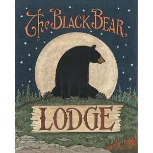  Jay Zinn   The Black Bear Lodge Canvas