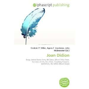 Joan Didion (9786132743862) Books
