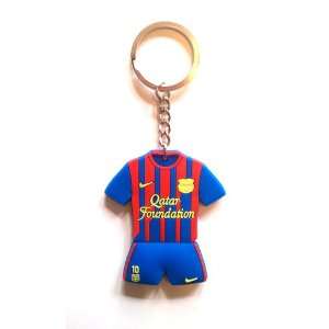  FC Barcelona Lionel Messi #10 Home Jersey Keychain 