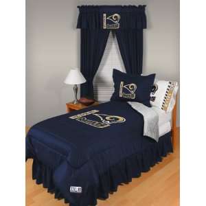  St Louis Rams NFL Queen Size Locker Room Bedroom Set 