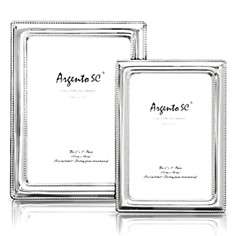 Argento Double Bead Sterling Silver Frames
