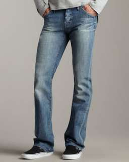 Boot Cut Cotton Spandex Jeans  