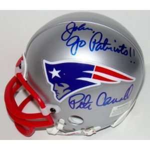  Pete Carroll Signed Patriots Mini Helmet WCA   Autographed 
