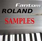 Roland Fantom X6 Samples REASON REFILL 3 dvds