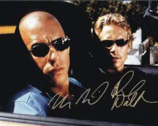 Fast And The Furious Vin Diesel Signed Poster Reprint  