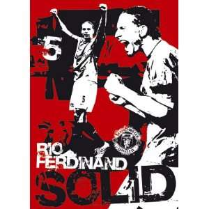  Rio Ferdinand Solid Man UTD Posters 23 X 35: Sports 