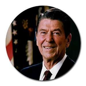  President Ronald Reagan round mouse pad