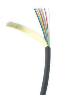 12 Strand Indoor Outdoor Fiber Optic Bulk Cable MM 62.5  