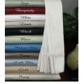 1000TC OLYMPIC QUEEN DEEP POCKET SHEET SET & FITTED SHEET 100% 